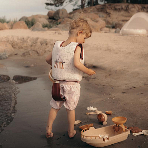 Жилет для плавания Mrs. Ertha "Unique Dots", шоколадная крошка